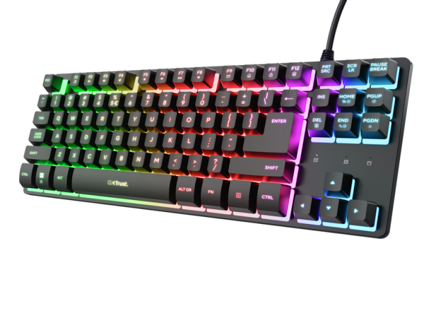 Tastatura TRUST GXT833 THADO žicna/RGB/TKL/gaming/crna