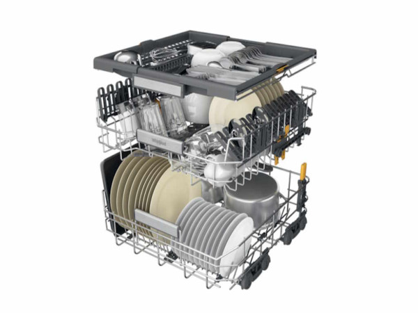 Sudomašina WHIRLPOOL W7F HP43 X/samostojeca/C/15 kompleta/59x60x85cm/inox	