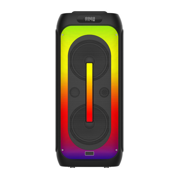 Zvucnik Bluetooth MP-2185 CARNIVAL double 8inch sa dva mikrofona crni