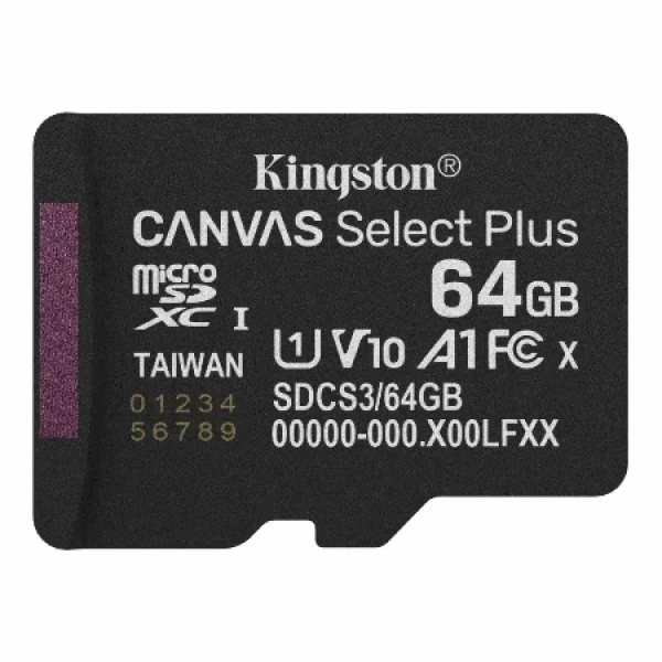 Kingston Micro SD 64GB  Canvas Select Plus SDCS3
