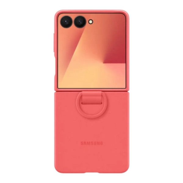 Original SAMSUNG silikonska futrola sa prstenom Z FLIP7 CRVENA EF-PF766-TRE