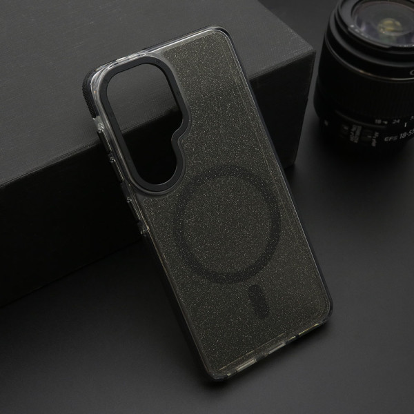 Futrola SPARKLING LOOK MagSafe za Samsung S941B Galaxy S26 5G crna