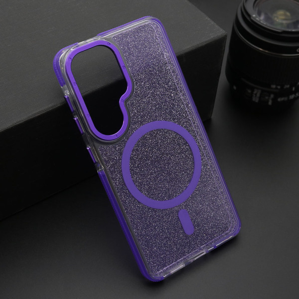 Futrola SPARKLING LOOK MagSafe za Samsung S941B Galaxy S26 5G ljubicasta