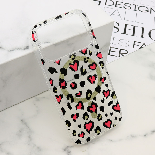 Futrola LEOPARD MagSafe za iPhone 17 Pro (6.3) roze