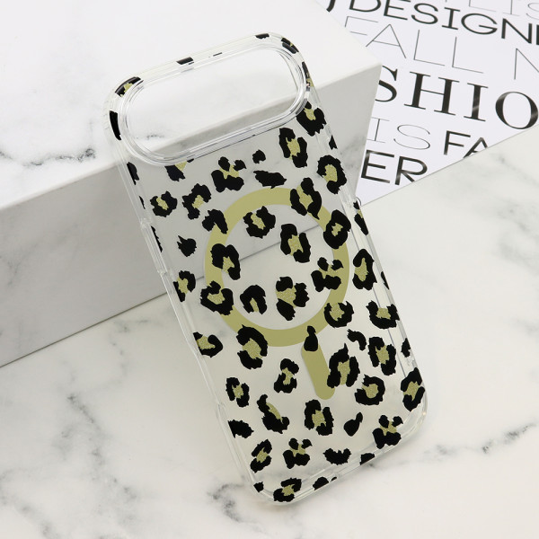 Futrola LEOPARD MagSafe za iPhone AIR (6.6) crna