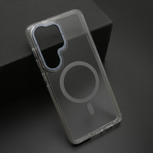 Futrola TRANSPARENT LOOK MagSafe za Samsung S948B Galaxy S26 Ultra 5G siva