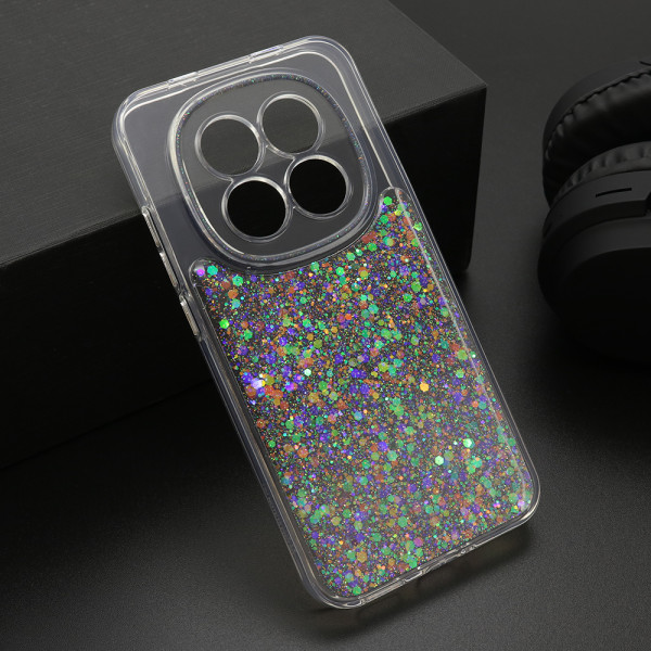 Futrola CRYSTAL GLOW za Xiaomi Redmi Note 15 Pro 5G srebrna