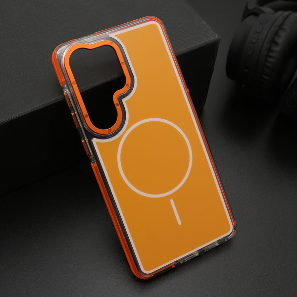 Futrola BUSINESS LOOK MagSafe za Samsung S948B Galaxy S26 Ultra 5G narandzasta