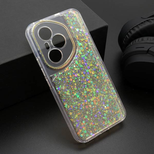 Futrola CRYSTAL GLOW za Honor 400 Pro narandzasta