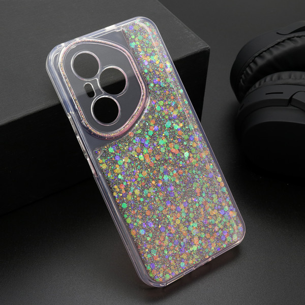 Futrola CRYSTAL GLOW za Honor 400 Pro roze