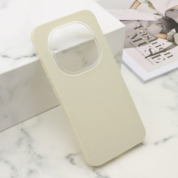 Futrola GLOW DUST za Xiaomi Redmi Note 15 Pro 5G (Global)/Xiaomi Redmi Note 15 Pro 5G (EU) bela