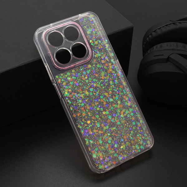 Futrola CRYSTAL GLOW za Honor X7d roze