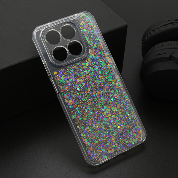 Futrola CRYSTAL GLOW za Honor X7d srebrna