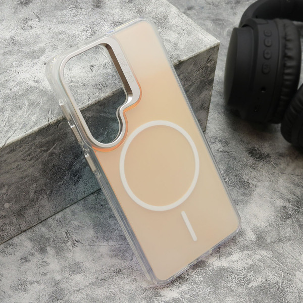 Futrola GLOW LOOK MagSafe za Samsung S941B Galaxy S26 5G bela