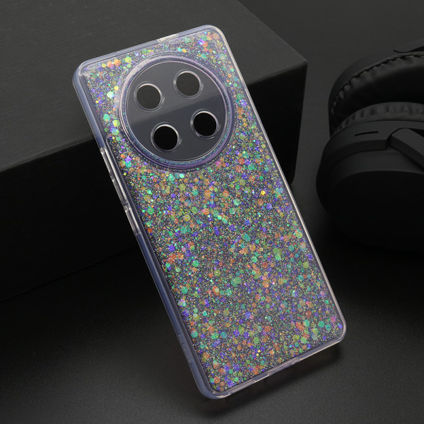 Futrola CRYSTAL GLOW za Honor X9C/Magic 7 lite ljubicasta