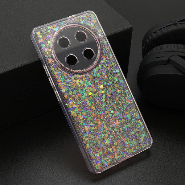 Futrola CRYSTAL GLOW za Honor X9C/Magic 7 lite roze