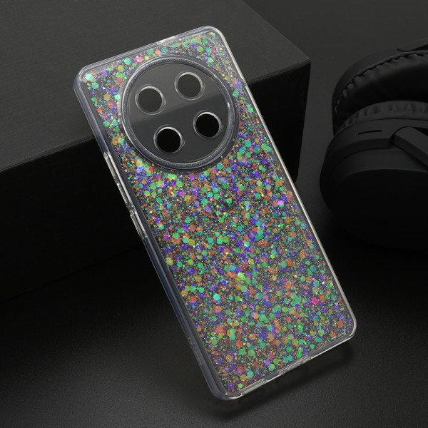 Futrola CRYSTAL GLOW za Honor X9C/Magic 7 lite srebrna