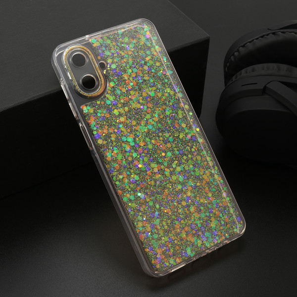 Futrola CRYSTAL GLOW za Samsung A075F Galaxy A07 narandzasta