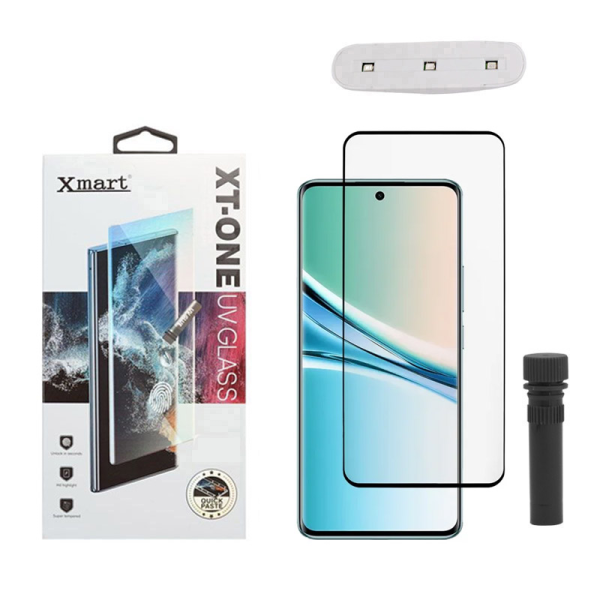 Zastitno staklo XMART UV Glue Full Cover + lampa za Xiaomi Redmi Note 15