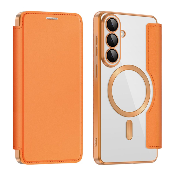 Maska na preklop Coral Mag Case Book za Samsung S26/ S941B narandzasta