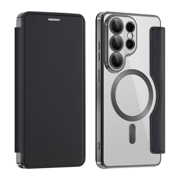 Maska na preklop Coral Mag Case Book za Samsung S26 Ultra/ S948B crna