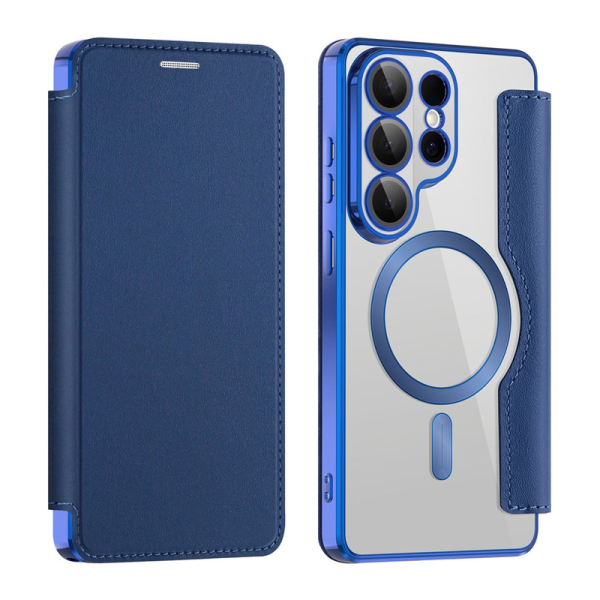 Maska na preklop Coral Mag Case Book za Samsung S26 Ultra/ S948B plava