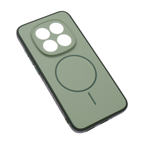 Maska Mag Case Matte Line za Xiaomi Redmi Note 15 5G zelena