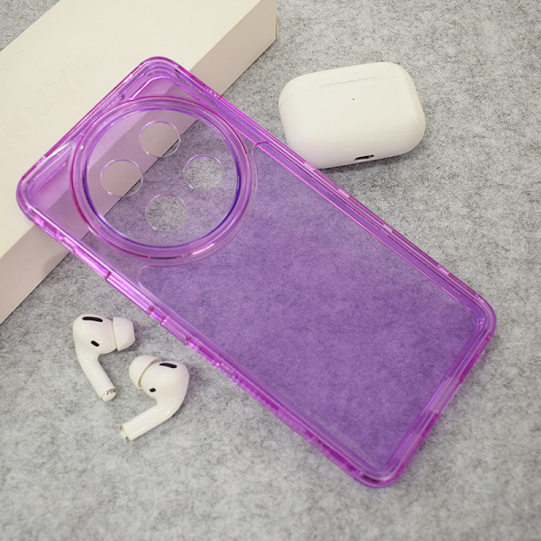 Maska Color Transparent za Honor Magic 7 Lite/ X9c 5G ljubicasta