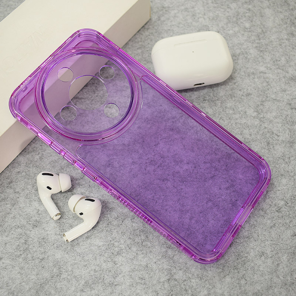 Maska Color Transparent za Honor Magic 8 Lite/ X9d ljubicasta