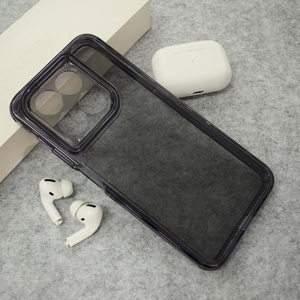 Maska Color Transparent za Honor 400 Smart/ X7d crna