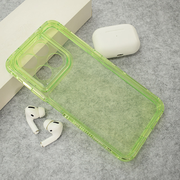 Maska Color Transparent za Honor 400 Smart/ X7d zelena