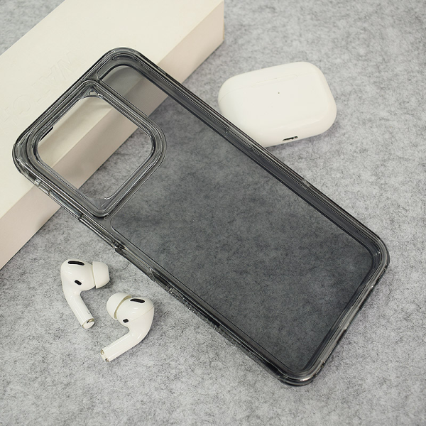 Maska Color Transparent za Honor X6c crna