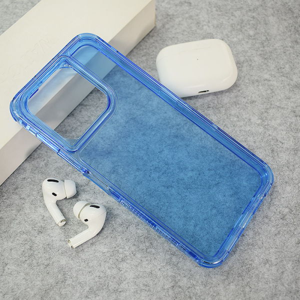 Maska Color Transparent za Honor X6c plava