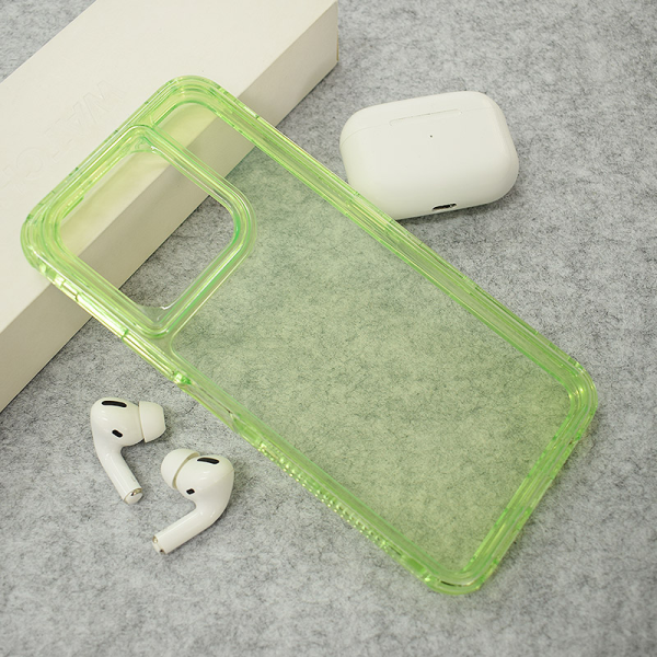 Maska Color Transparent za Honor X6c zelena