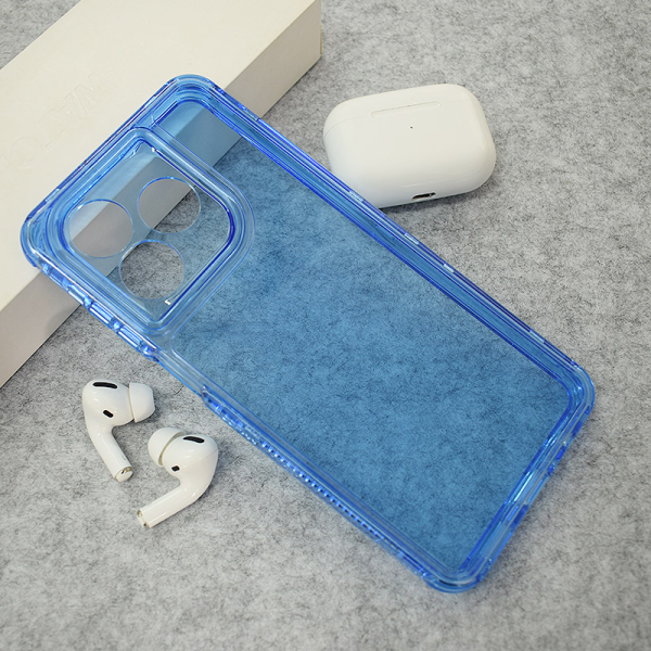 Maska Color Transparent za Honor X5c/ X5c Plus plava