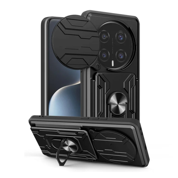 Maska Titan Ring Wallet za Honor Magic 8 Pro crna