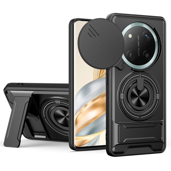 Maska SpinStand Armor za Huawei Magic 8 Lite/ X9d crna