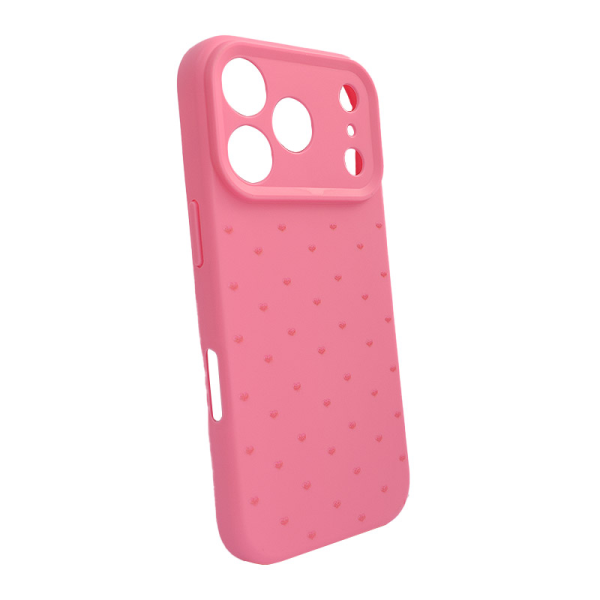 Maska Cute Heart za iPhone 17 Pro pink