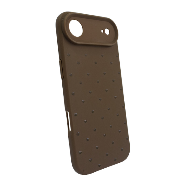 Maska Cute Heart za iPhone Air braon