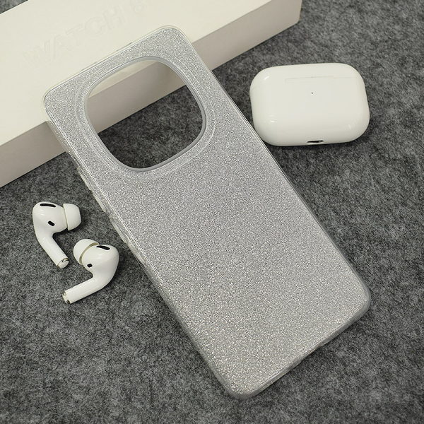 Maska Crystal Dust za  Xiaomi Redmi Note 15 Pro 4G (EU) srebrna