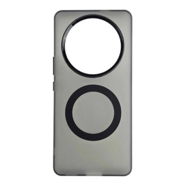 Silikonska futrola Magsafe FLURO COLOR Honor Magic 8 Lite CRNA