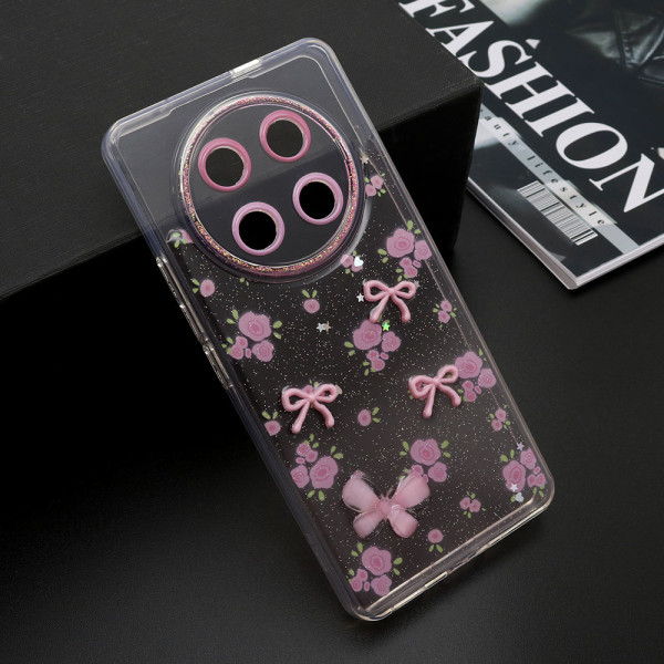 Futrola WHISPER za Honor X9C/Magic 7 lite roze