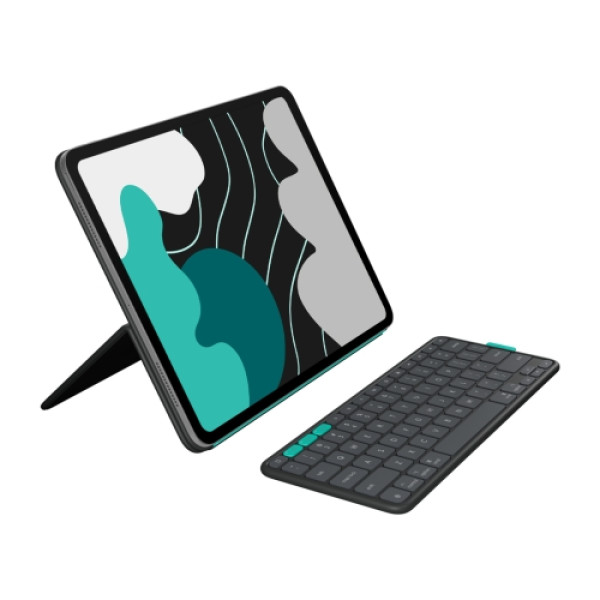 Logitech Flip Folio keyboard case for iPad Pro & Air 13'' Graphite - US