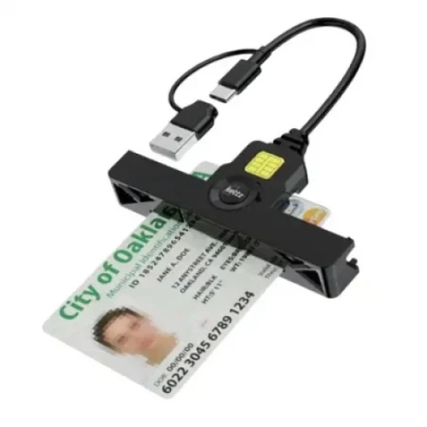 Kettz KTZ-CR230AC Type C/USB čitač ID smart i SIM kartica