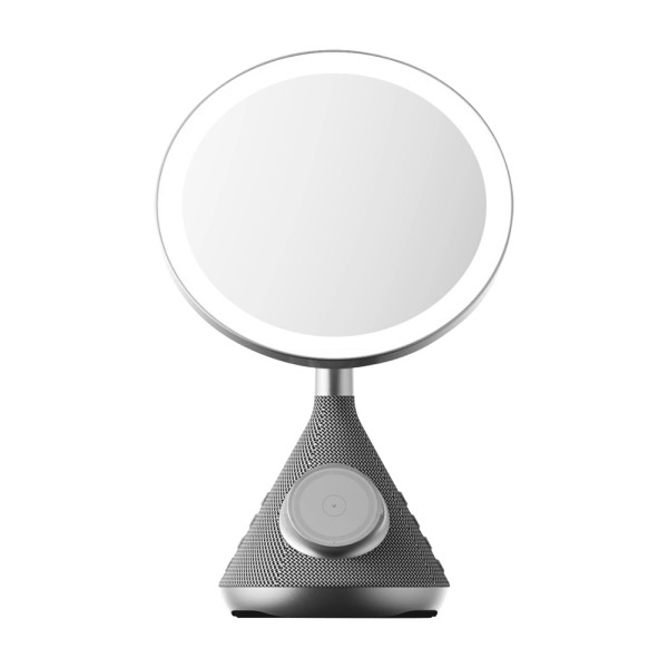 Zvucnik bluetooth + Ogledalo makeup + Bezicni punjac MagSafe SY-W02243 tamno sivi
