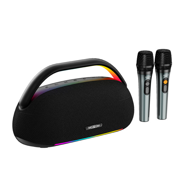 Zvucnik bluetooth Moxom MX-SK103 sa dva mikrofona crni