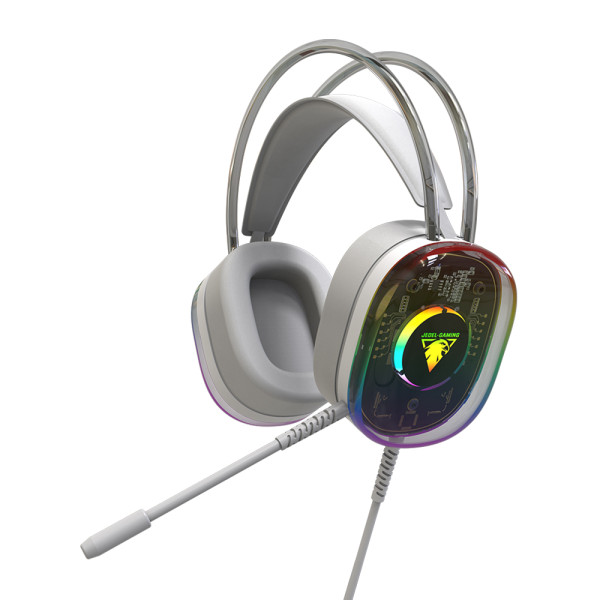 Slusalice gejmerske RGB za mikrofonom  GH580 sive JEDEL