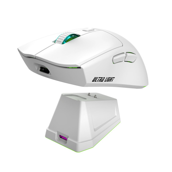 Mis bezicki GAMING Wireless Rechargeable WD139 beli JEDEL