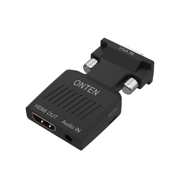Adapter VGA + jack 3.5mm na HDMI (zenski) 20cm  (OTN-7508) Onten