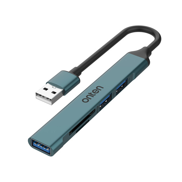 Hub USB 2.0 sa 3 porta + citac SD kartica  (OTN-5705D) Onten